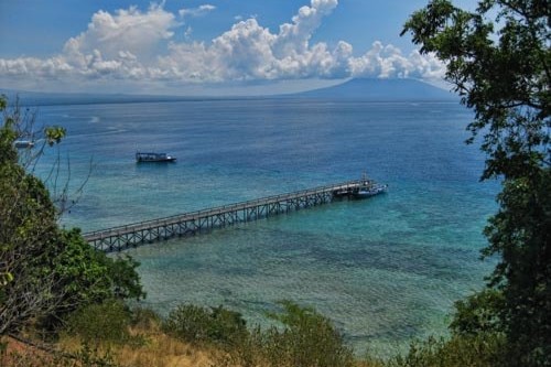 Menjangan National Park where we scuba dived and ate lunch