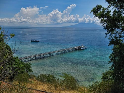 Menjangan National Park where we scuba dived and ate lunch