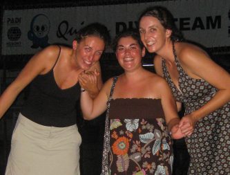 Claire, Karen and Carrie in the Perhentian Islands