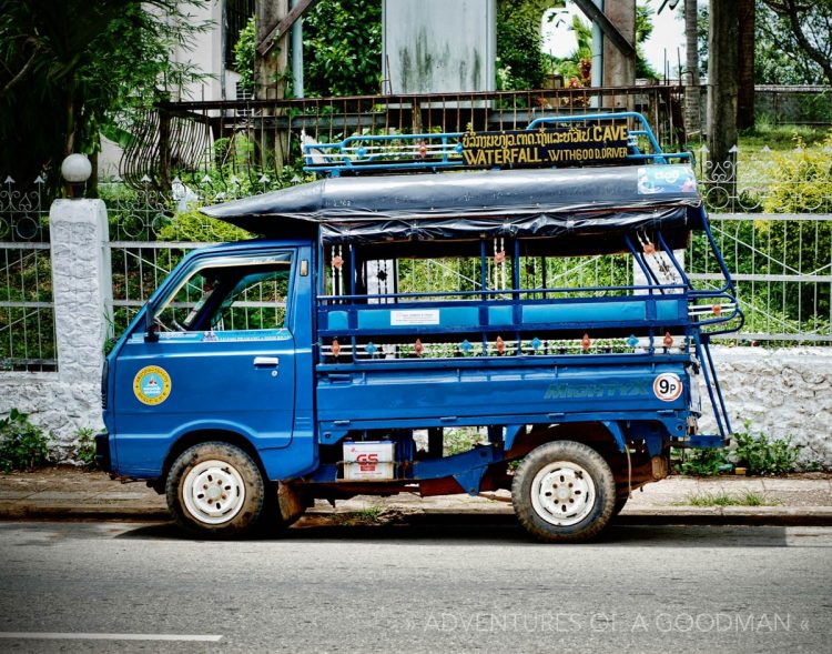 A songthaw in Luang Prabang, Laos