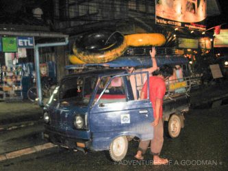 Tubing in Vang Vieng, Laos