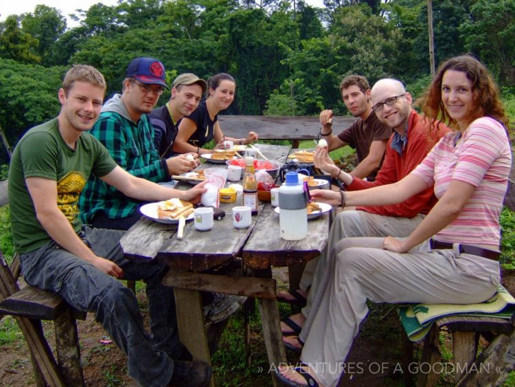 Our group for the jungle trek