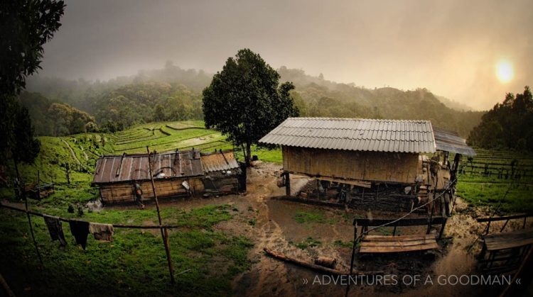 A small village in Northern Thailand above Chiang Mai