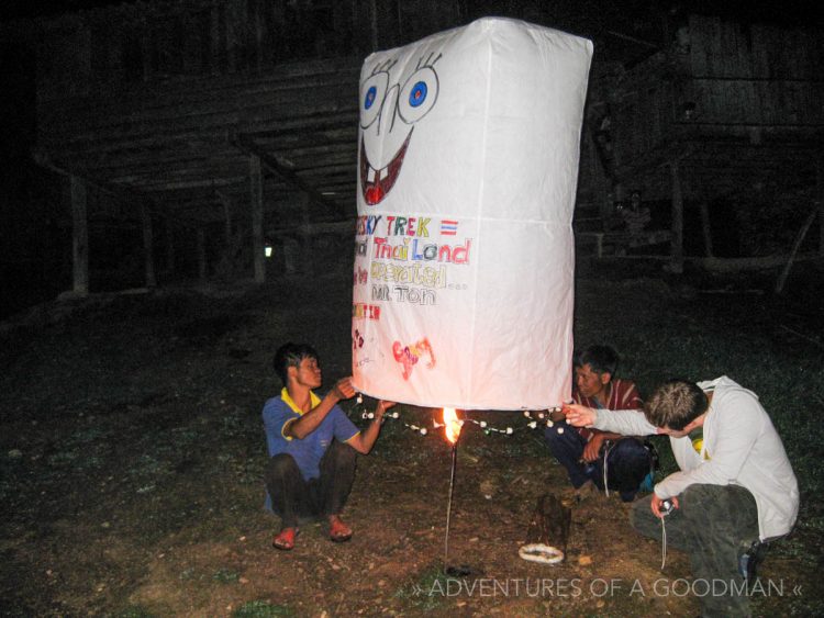 Chiang Mai sky lantern