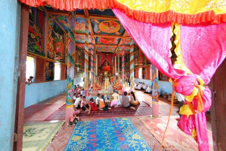 A local Buddhist celebration in Kampong Phluk, Cambodia