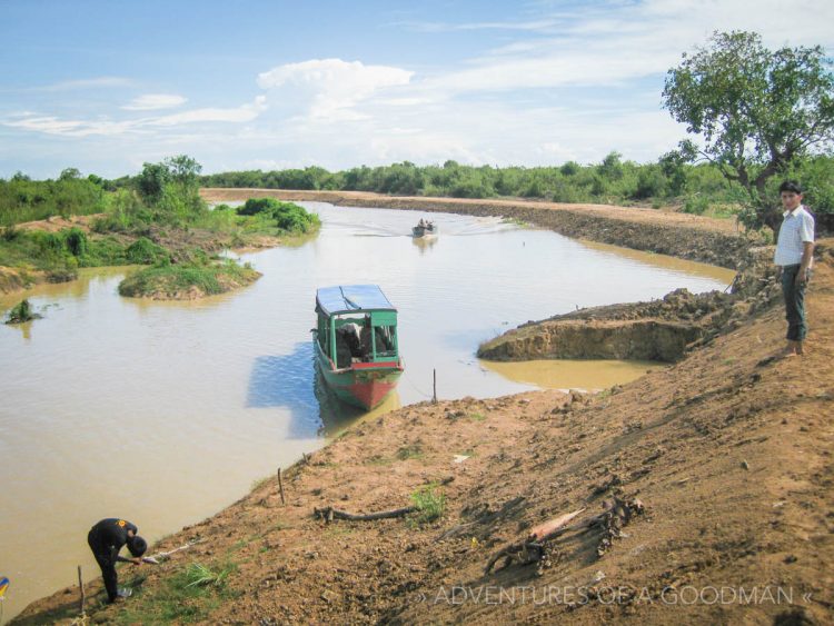 Cambodia boat