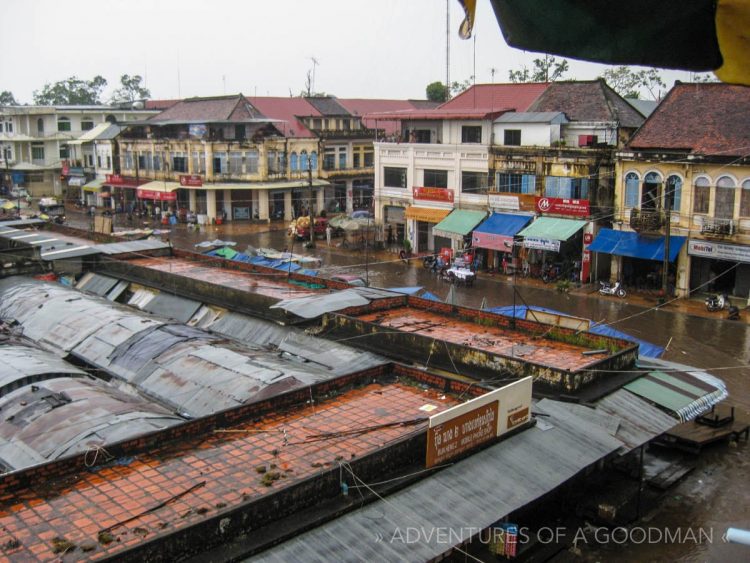 Kratie, Cambodia, during monsoon season