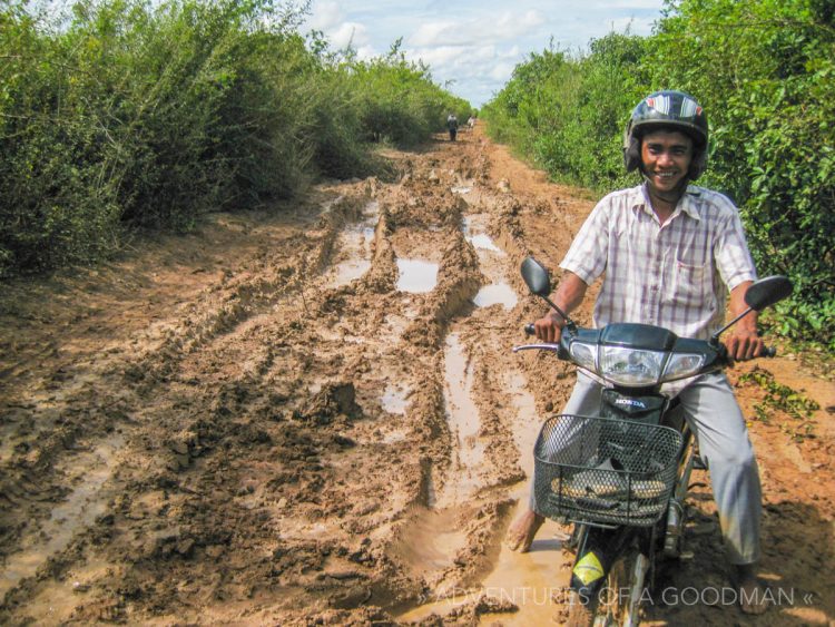 Our fearless driver and his motorcycle