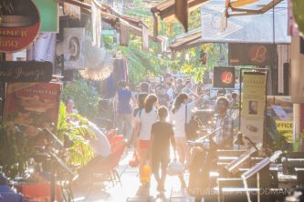 Tourists flock to Pub Street in Siem Reap, Cambodia