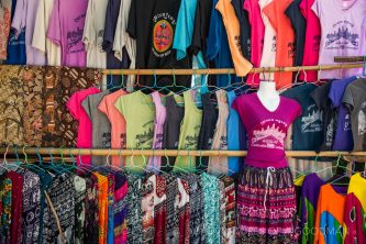 Teeshirts for sale at Prasat Ta Som in Angkor, Cambodia