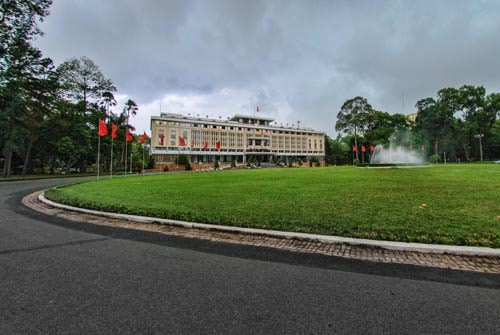 The Reunification Palace in Ho Chi Min, Viet Nam