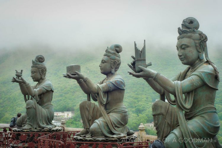 Statues in Lantau, Hong Kong