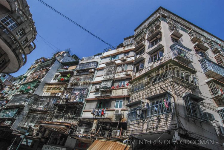 Residential buildings in Macau