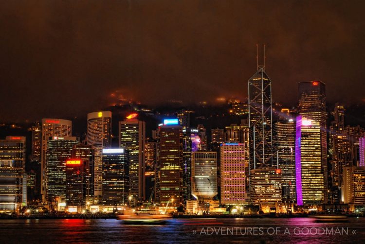 Hong Kong Skyline at Night