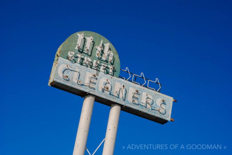 11th Street Cleaners on Route 66 in Tulsa, Oklahoma