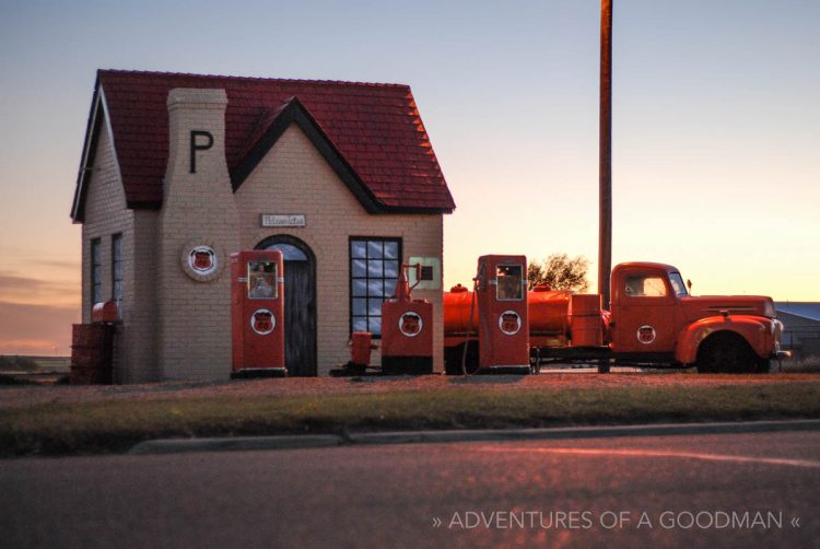 The first Phillips 66 gas station — located on Route 66 in McLean, TX
