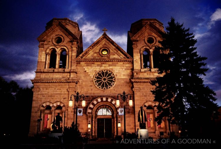 The Cathedral Basilica St. Francis of Assisi in Santa Fe, New Mexico