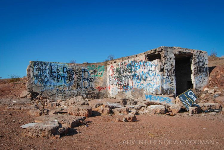 Abandonment alongside Route 66 in Chambless, California