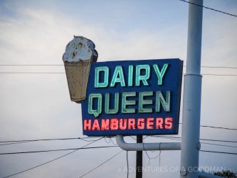 Dairy Queen Hamburgers in Holbrook, Arizona, on Route 66