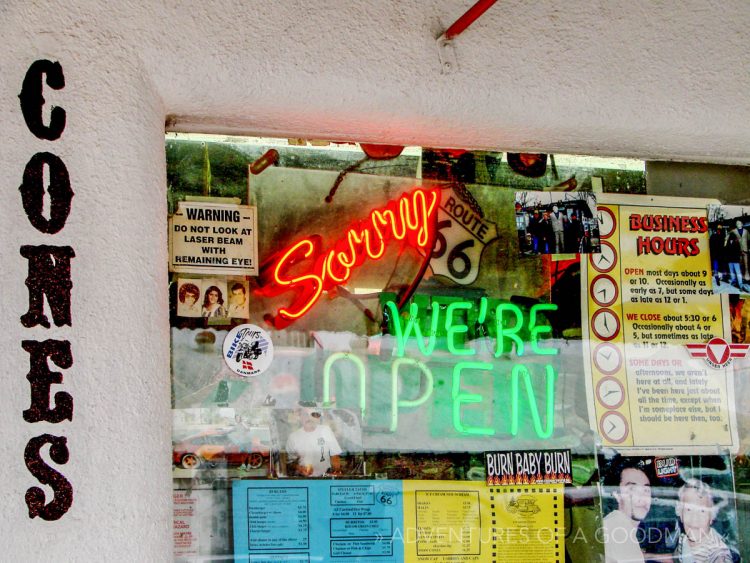 Snow Cap Drive-In, Seligman, Arizona - Route 66