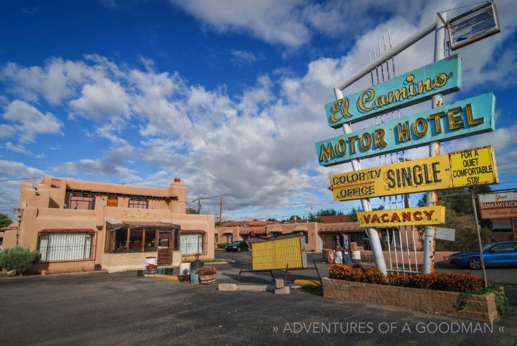 El Camino Motor Hotel in Albuquerque, New Mexico, on Route 66