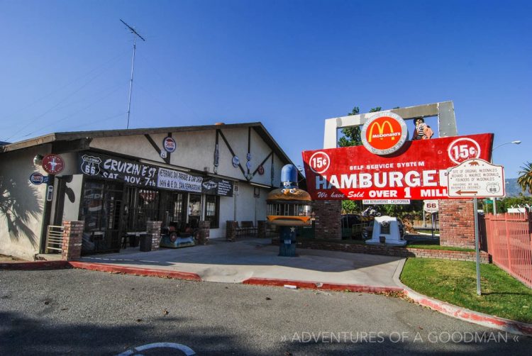 The first McDonalds was located in San Bernadino, California