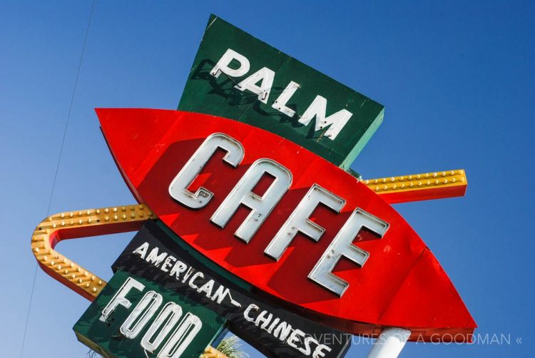 Chow down at the Palm Cafe in Barstow, California