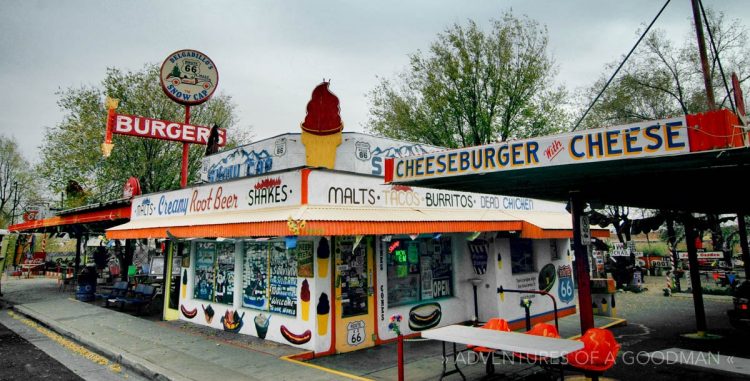 Delgadillo's Snow Cap Drive-In has been in business for generations on Route 66