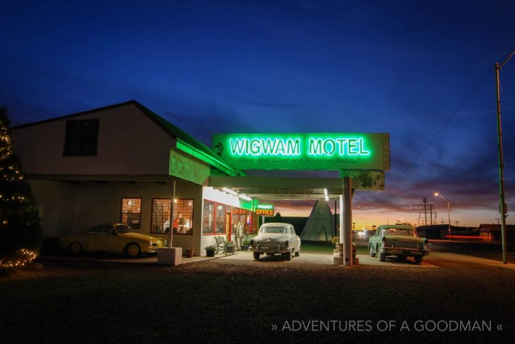 The Wigwam Motel in Holbrook, Arizona