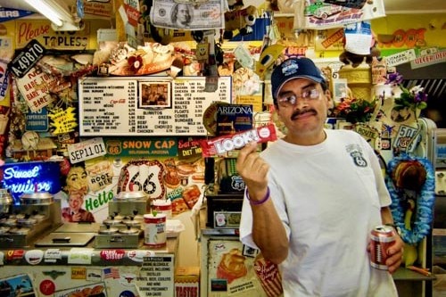 John Delgadillo is the son of Juan Delgadillo: the Snow Cap Drive-In's original owner and founder