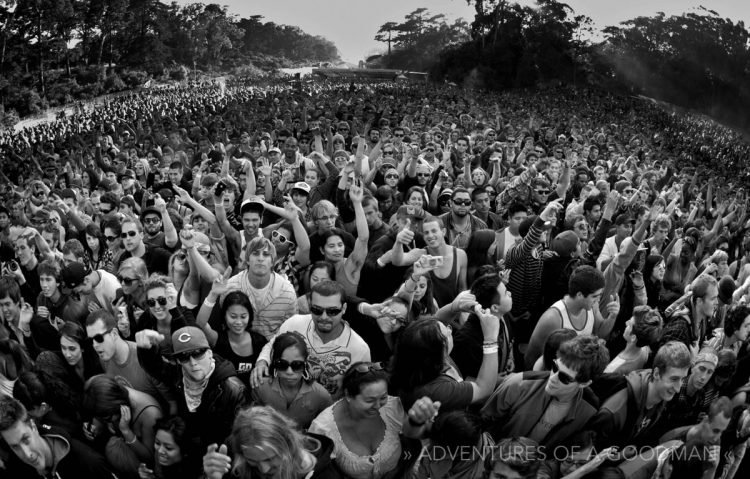 Outside Lands crowd - San Francisco