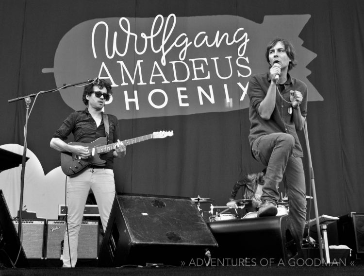 Phoenix performs at Outside Lands, 2010, in San Francisco, California