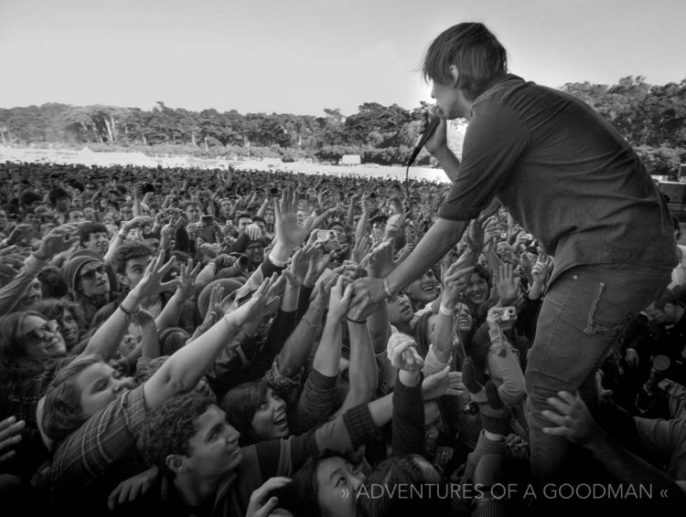 Thomas Mars - Phoenix at Outside Lands, 2010, in San Francisco, California