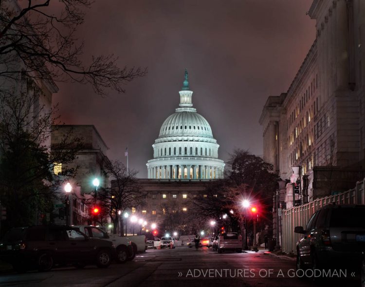 The United States Capitol Building in Washington, DC