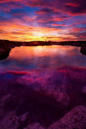 A Majorca sunset, by Angel Robledano