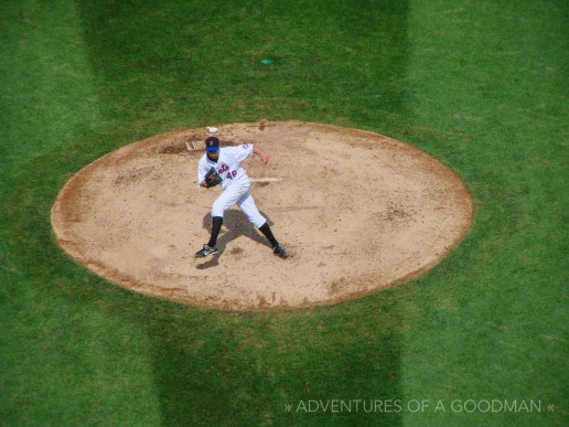 The infamous Oliver Perez on the mound in 2008