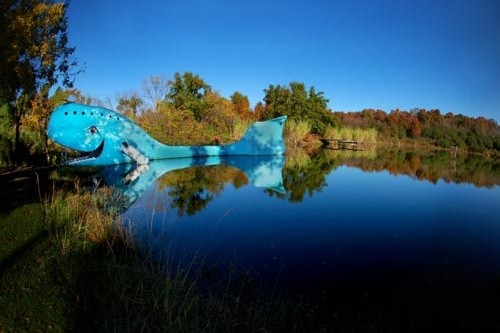 The Catoosa Blue Whale — an icon on Route 66 in Oklahoma