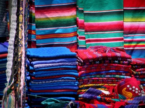 Traditional markets for sale in a market in Chiapas, Mexico