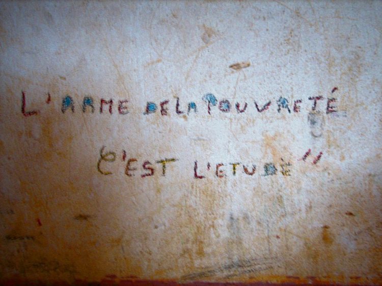 Madagascar school graffiti. By Kim Reuter