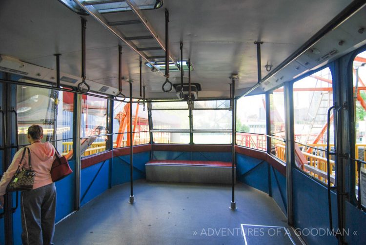 Inside the Roosevelt Island Tram