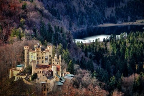 The Hohenschwangau Castle in Fussen, Bavaria, Germany