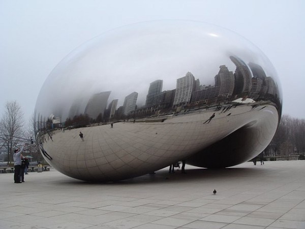 Rebecca, from Travels at 88 MPH, submitted The Bean in Chicago