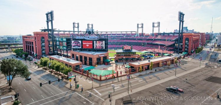 Busch Stadium Panorama baseball ballpark MLB St Louis Cardinals