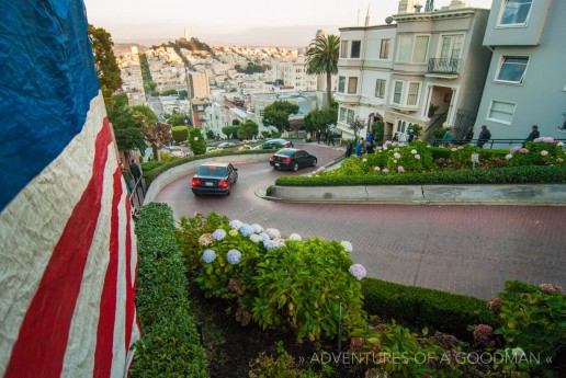 Lombard Street in San Francisco, California