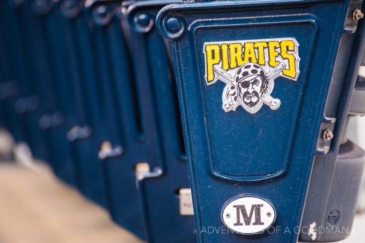 Seats at PNC Park - home of the Pittsburgh Pirates