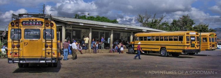 The Coltran (bus station) in Ocotal: a city in the North of Nicaragua, less than an hour bus ride from the Honduras border...where I almost got arrested...