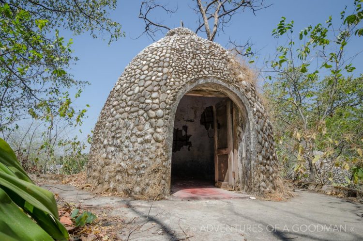 Meditation pods come in many different styles at the Beatles Ashram in Rishikesh, India