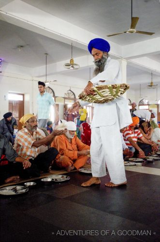 Chapati Man at the Golden Temple Free Kitchen