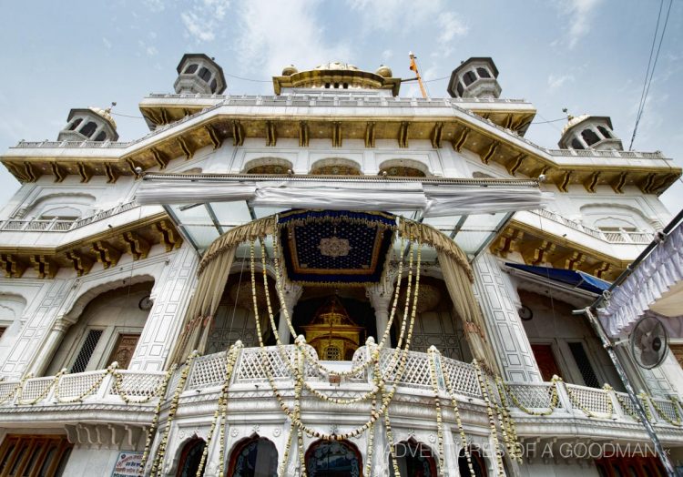 One of the buildings surrounding the Golden Temple in Amritsar, India