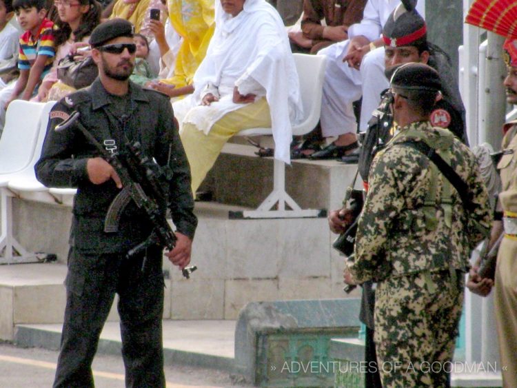 A member of the Border Security Force. His job is very similar to an English Beefeater